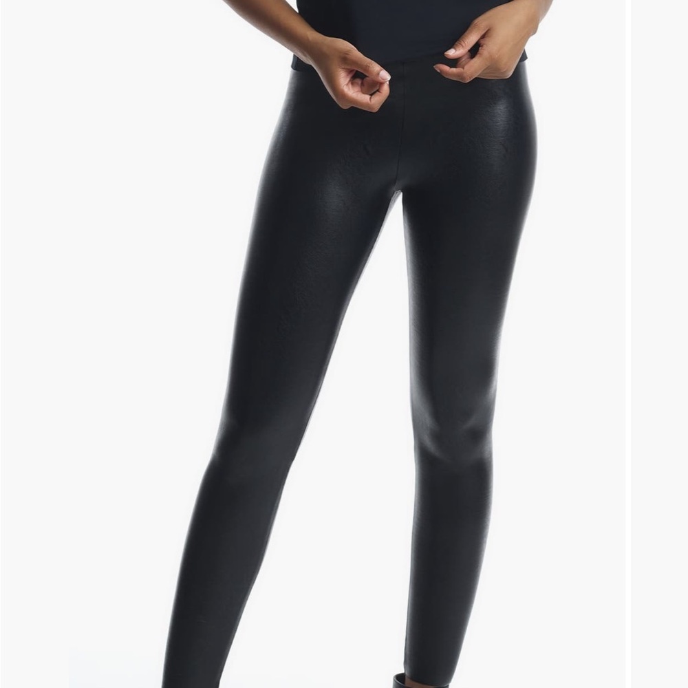 Commando Black Faux Leather Leggings